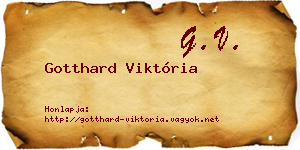 Gotthard Viktória névjegykártya