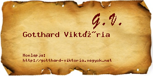 Gotthard Viktória névjegykártya