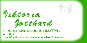 viktoria gotthard business card